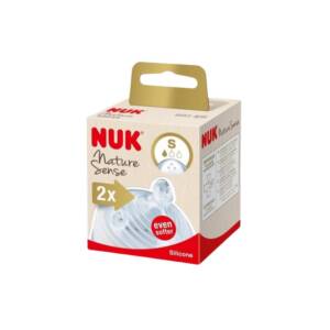 NUK Nature Sense Silicone Teats - 2 Pack