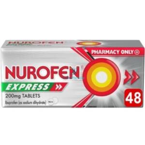 Nurofen Express 200mg Ibuprofen Tablets - 48 Pack