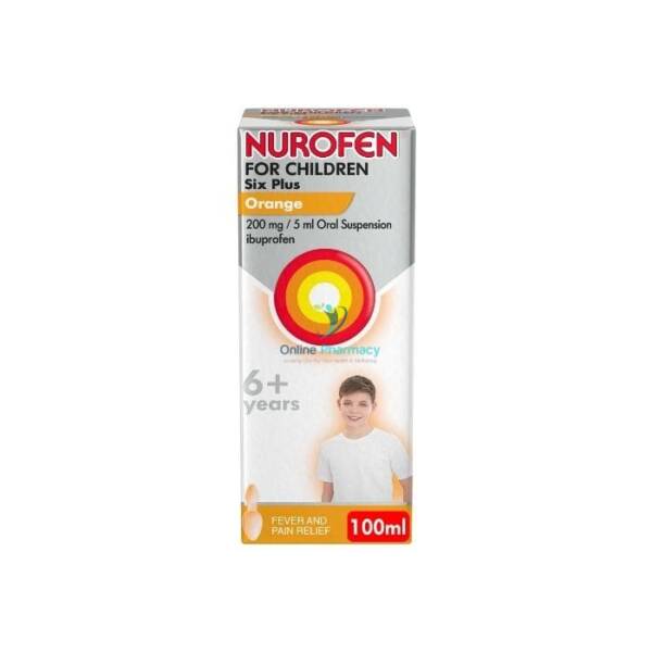 Nurofen For Children Six Plus Orange - 100/200ml