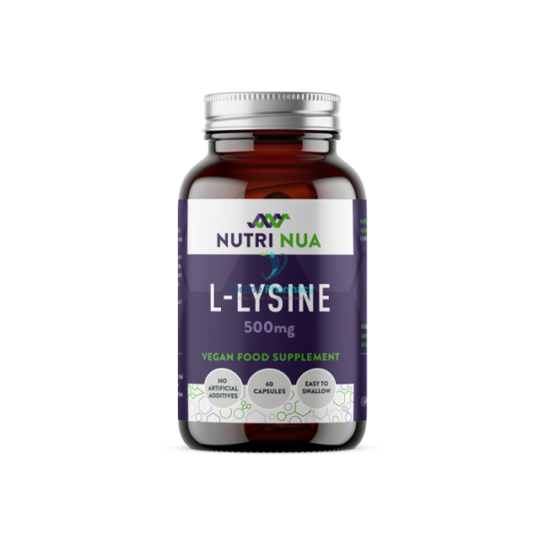 Nutri Nua Lysine 500mg Vegan Capsules - 60 Pack