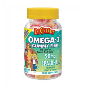 Lil Critters Omega 3 Gummy Fish 60 Pack