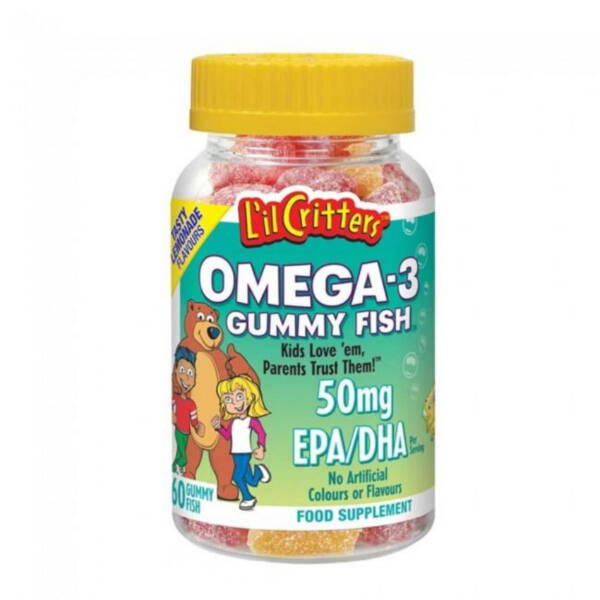 Lil Critters Omega 3 Gummy Fish 60 Pack
