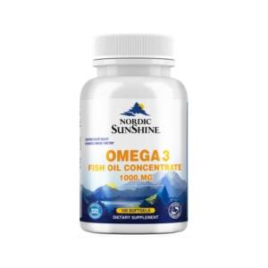 Nordic Sunshine Omega 3 Fish Oil Concentrate 1000mg