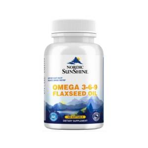 Nordic Sunshine Omega 3 6 9 Flaxseed Oil 1000mg