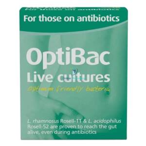 OptiBac Probiotics For Those On Antibiotics - 10 Capsules