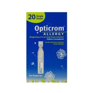 Opticrom Allergy Eye Drops 20 Single Doses