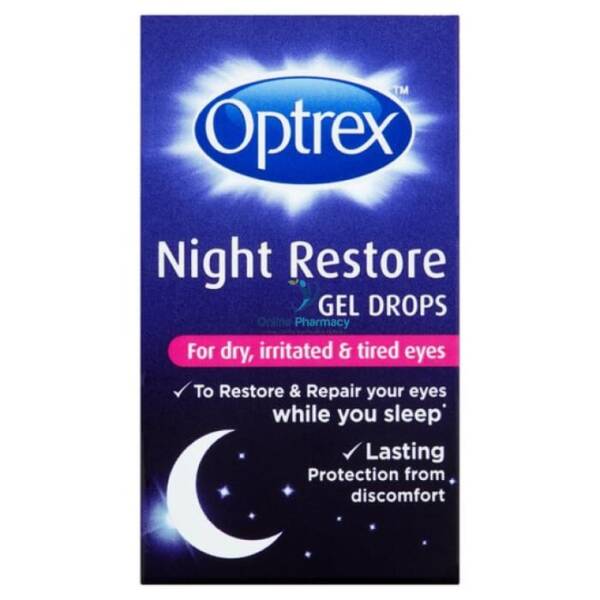 Optrex Night Restore Gel Drops - 10ml