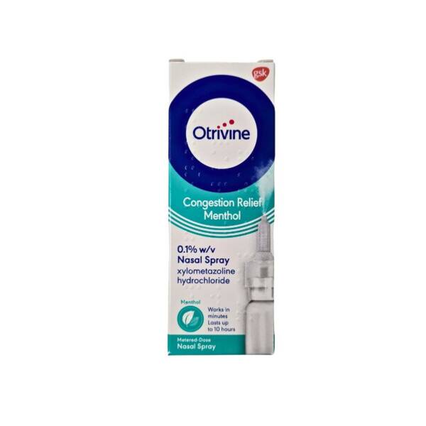 Otrivine Congestion Relief Menthol Nasal Spray 10ml