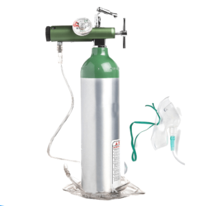 Oxygen Cylinder Complete Set Up with cart