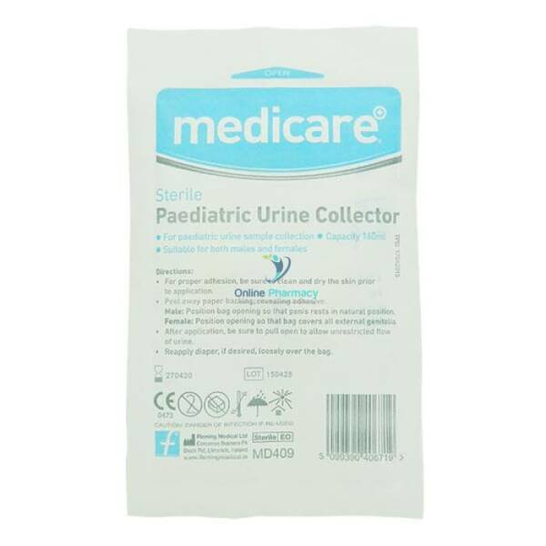 Paediatric Urine Specimen Sample Bag - Convenient Storage Bottle For Urine Test