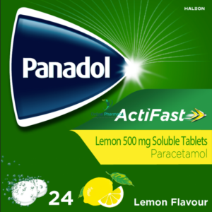 Panadol Actifast Lemon 500mg Soluble Tablets - 24 Pack