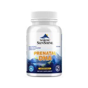 Nordic Sunshine Prenatal DHA 480mg with Vitamin D3