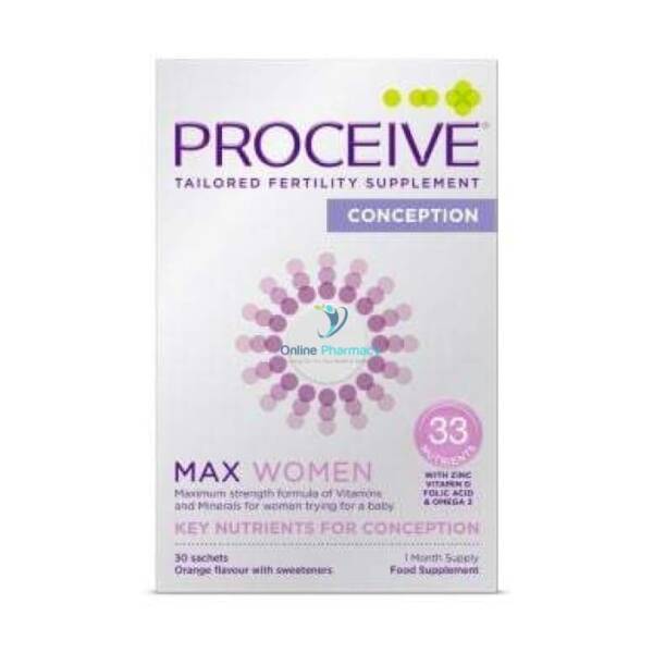 Proceive Max Women Advanced Fertility Supplement - 30 Sachets