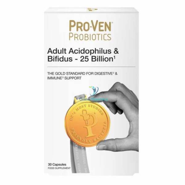 ProVen Probiotics Adult Acidophilus & Bifidus 25 Billion - 30 Caps