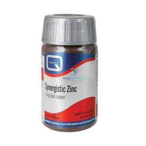 Quest Synergistic Zinc 15mg Plus Copper - 30/90 Pack