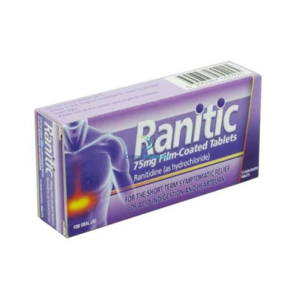Ranitic Tablets 75Mg- Acid Reflux & Heartburn Treatment