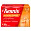 Rennie Orange 500mg Chewable Tablets - 48 Pack