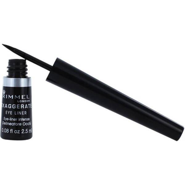 Rimmel Exaggerate Eyeliner - 100% Black 2.5ml | Rimmel Online Ireland