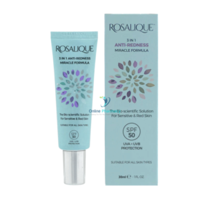 Rosalique 3 in 1 Anti-Redness Miracle Formula SPF50