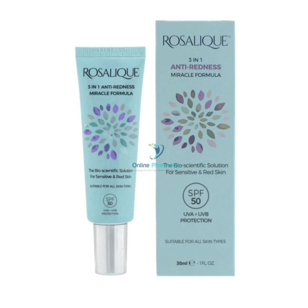 Rosalique 3 in 1 Anti-Redness Miracle Formula SPF50