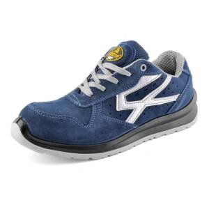 Safetoe Blue S1P Low Ankle Safety Canvas Shoe