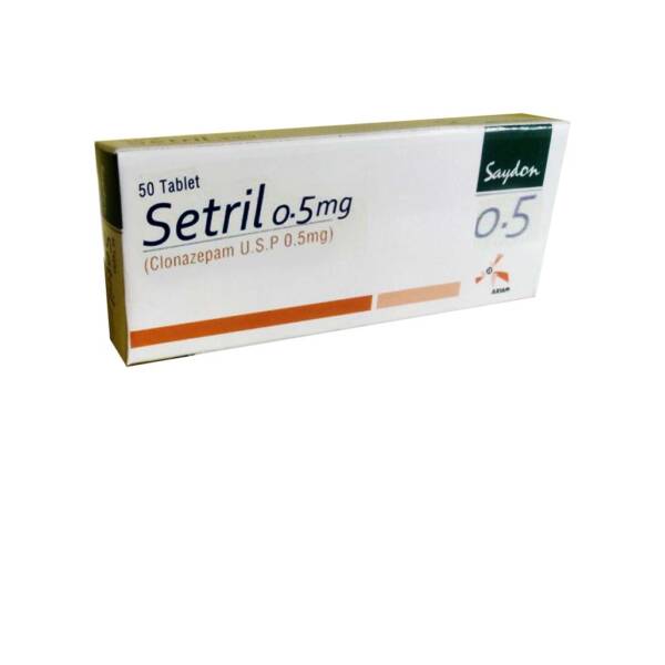 Setril tablet 0.5 mg 5_10?s(Clonazepam)