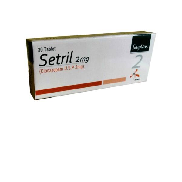 Setril tablet 2 mg 3_10?s (Clonazepam)