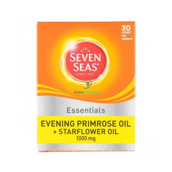 Seven Seas Evening Primrose Oil + Starflower Oil 1000mg - 30 Pack