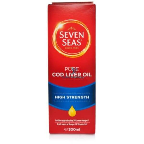Seven Seas High Strength Cod Liver Oil Liquid - 300ml