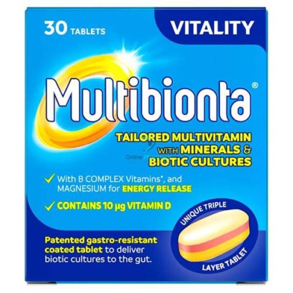 Seven Seas Multibionta Vitality Tabs - 30/60 Pack