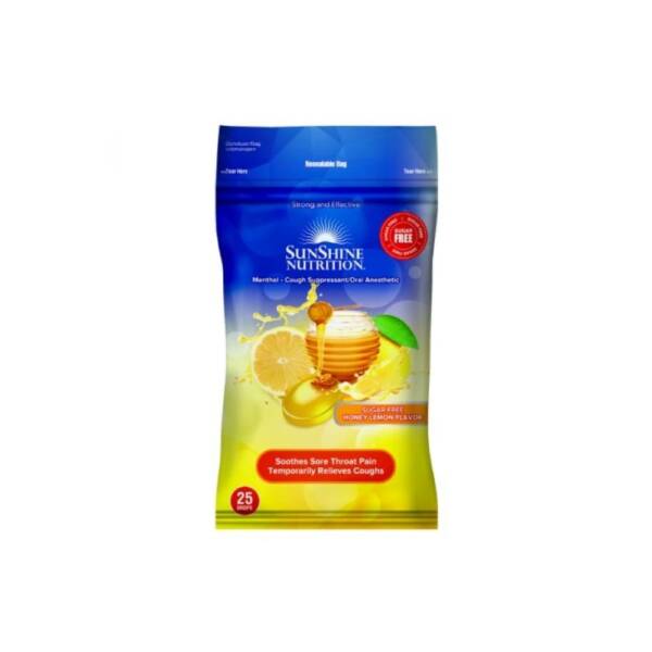 Sunshine Nutrition Sugar-free Lozenges ? Honey Lemon