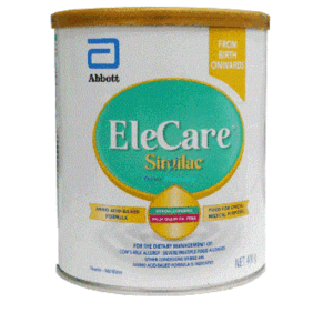 Similac EleCare 400g - Amino Acid Based Baby Formula For Cows Milk Allergy