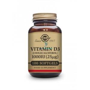 Solgar Vitamin D3 1000iu - 100 Softgels