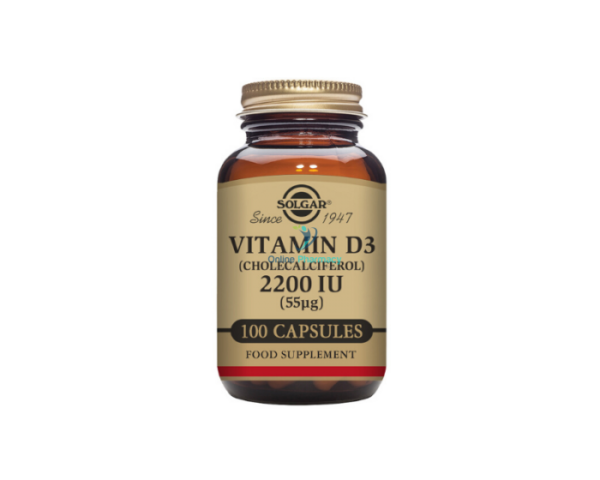 Solgar Vitamin D3 2200iu - 100 Caps