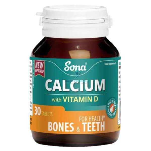 Sona Calcium with Vitamin D Tablets - 30/90 Pack