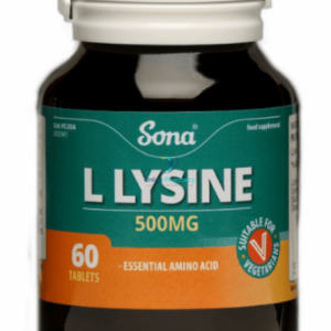 Sona L-Lysine 500mg Tablets - 60 Pack