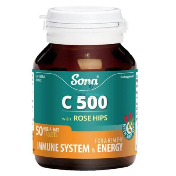 Sona Vitamin C 500 With Rose Hips - 50 / 125 Pack