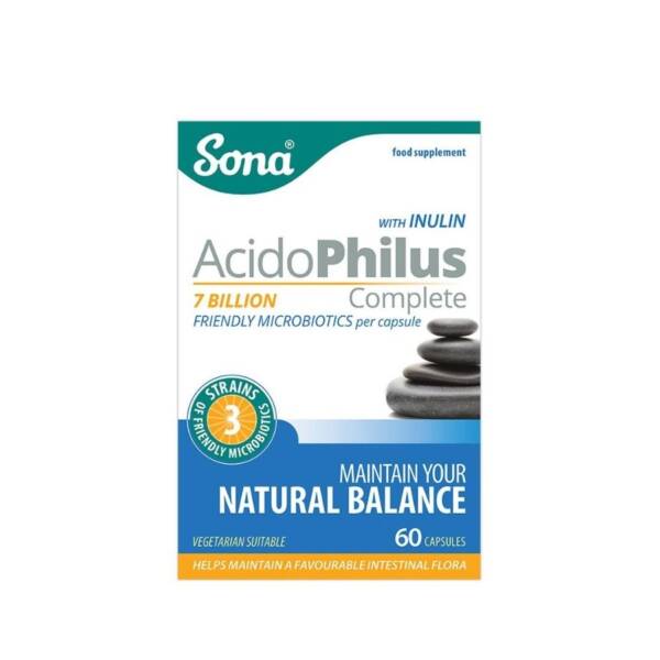 Sona Acidophilus Complete - 60 Capsules