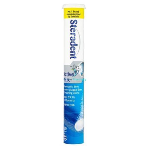 Steradent Active Plus Tabs - 30 Pack