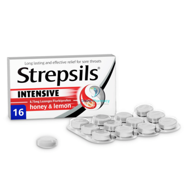 Strepsils Intensive Honey & Lemon Lozenges - 16 Pack