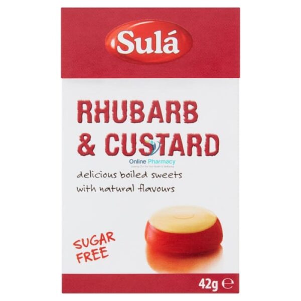 Sula Rhubarb & Custard Sugar Free Sweets