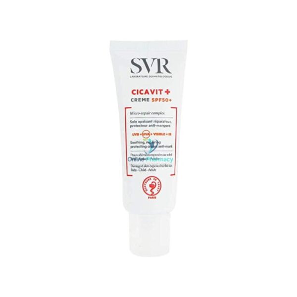 SVR Cicavit+ Creme Spf 50+ Soothing Repairing Protective Care 40ml