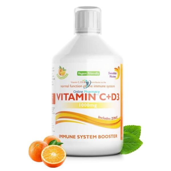 Swedish Nutra Vitamin C & D3 - 500ml