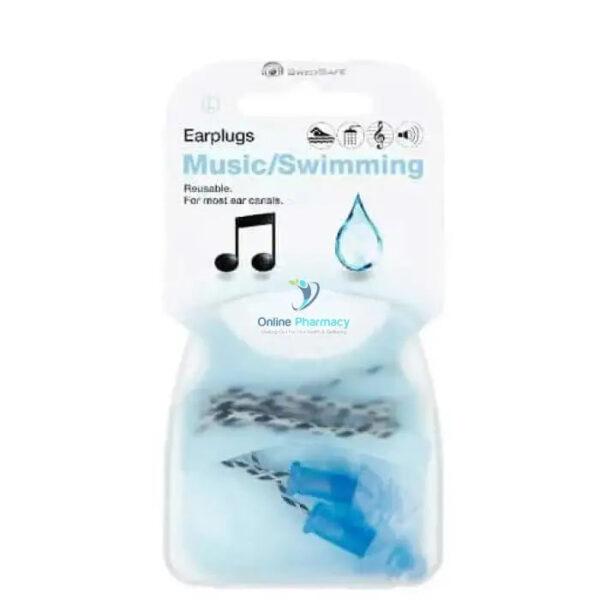 SwedSafe Music / Swim Ear Plugs - Medium/Large Size