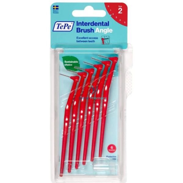 TePe Interdental Brush Angle Red - Size 2