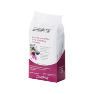 Giovanni Soothing Unscented Facial Cleansing Towelettes