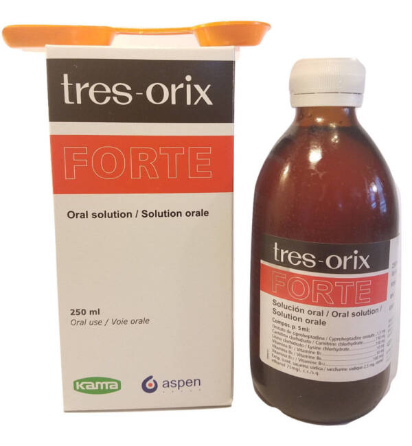 Tres-Orix Forte Oral Solution Syrup for Weight Gain - 250ml