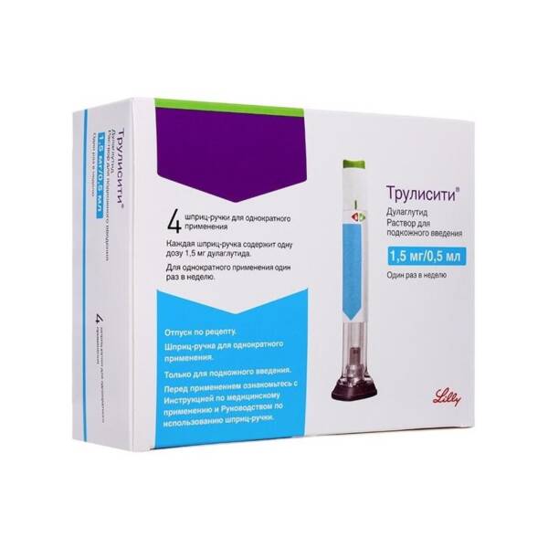 Trulicity (Dulaglutide) SC Injection (1.5 mg/0.5 ml x 4pen)