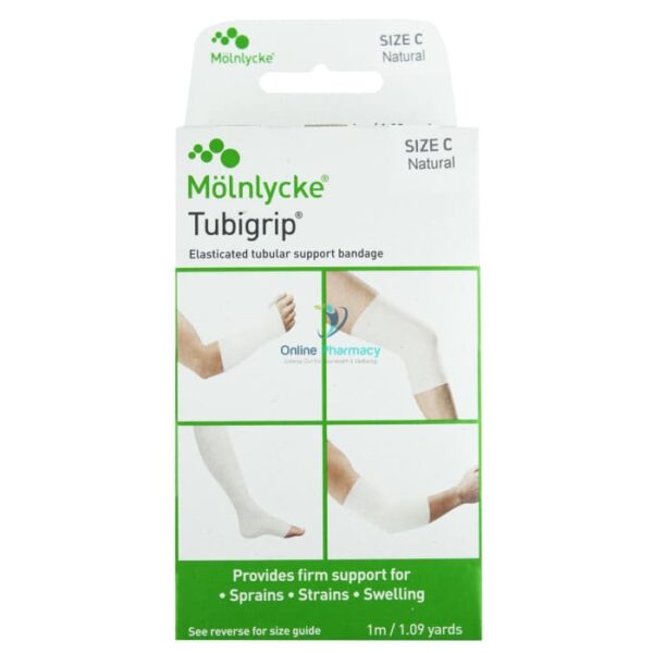 Tubigrip Tubular Bandage Size C  (6.6-7.2cm) - 1m or 10m