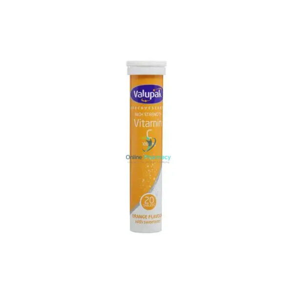 Valupak Vitamin C Effervescent Tablets - 20 Pack